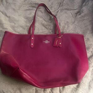 Coach Pink Tote Bag